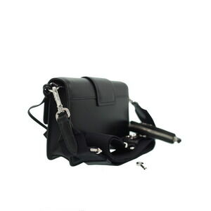 Prada leather bag Pattina Saffiano Crossbody black shoulder